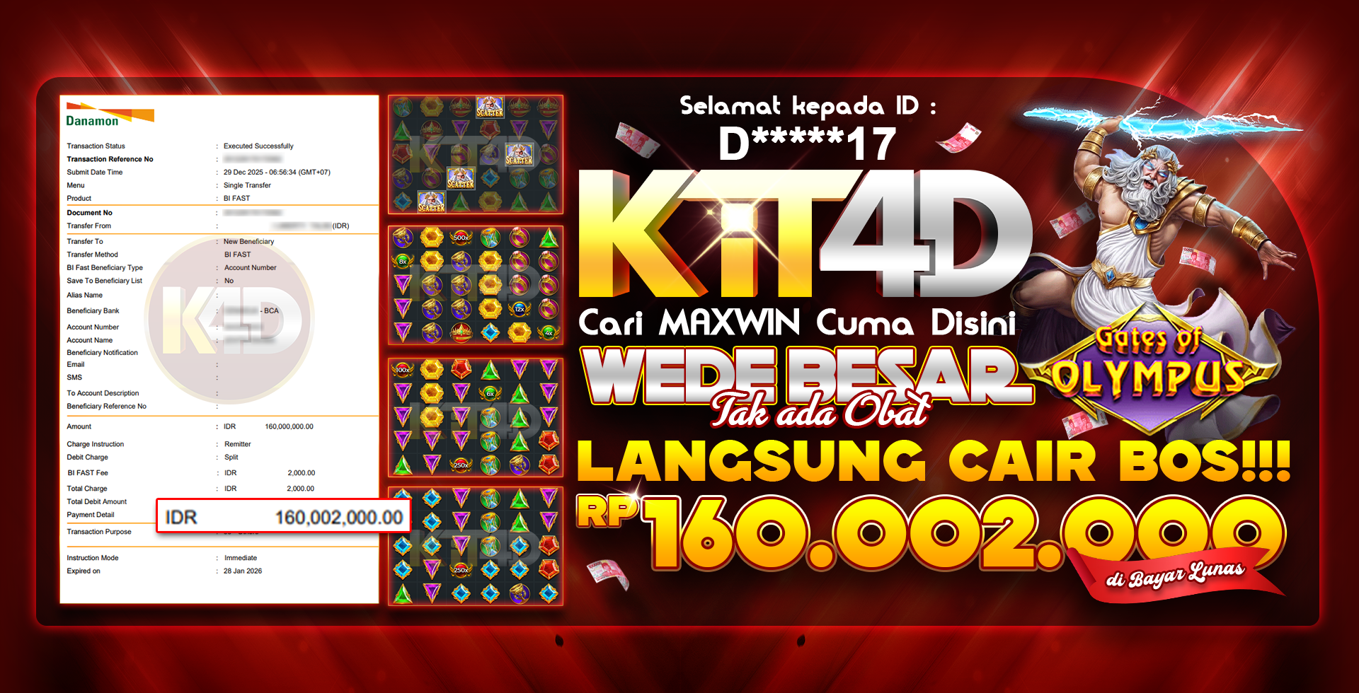 JACKPOT 160 JUTA