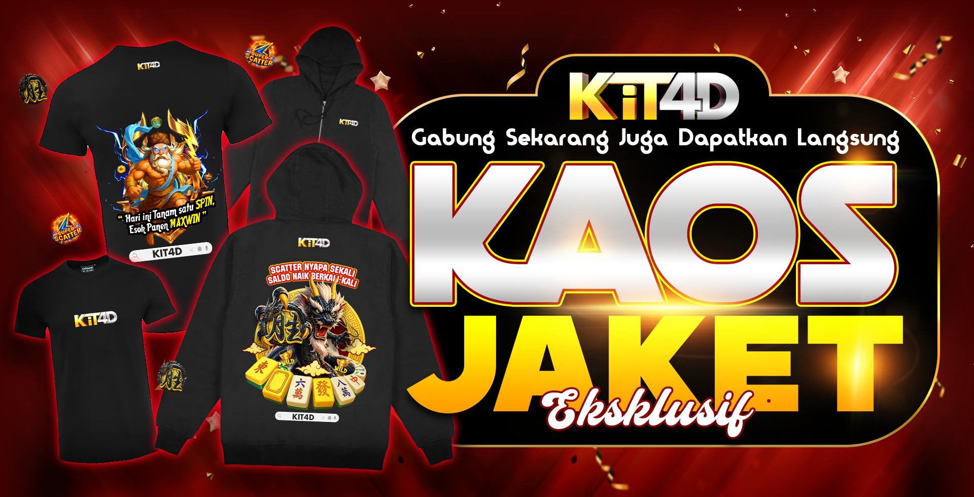 BANNER BAGI BAJU & HOODIE GRATIS
